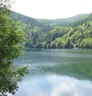 Au Clos de la Chaume campsite: Grand Ballon Lake in the Vosges