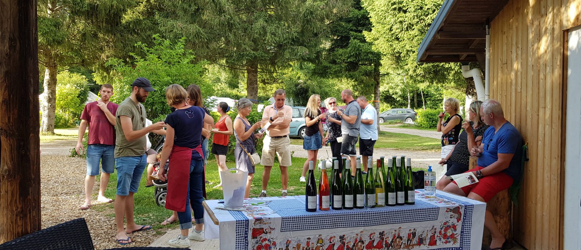 Camping Clos De La Chaume : Dégustation Vin Alsace en Haute Saison en camping Vosges